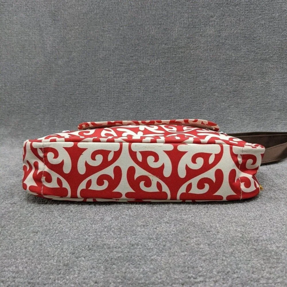 Infantino Savvy Bag Diaper Bag with Changing Pad Red Cream Printed